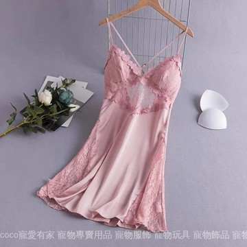 免運 台灣出貨 【店铺热销】性感睡衣女夏季冰丝薄款2022新款性感丝绸吊带睡裙蕾丝纯欲家居服限時下殺