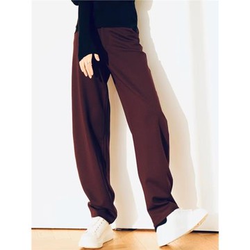 (免運)【特惠】力薦!秋冬闊腿褲女高腰鐮刀褲寬松休閑褲顯瘦百搭褲