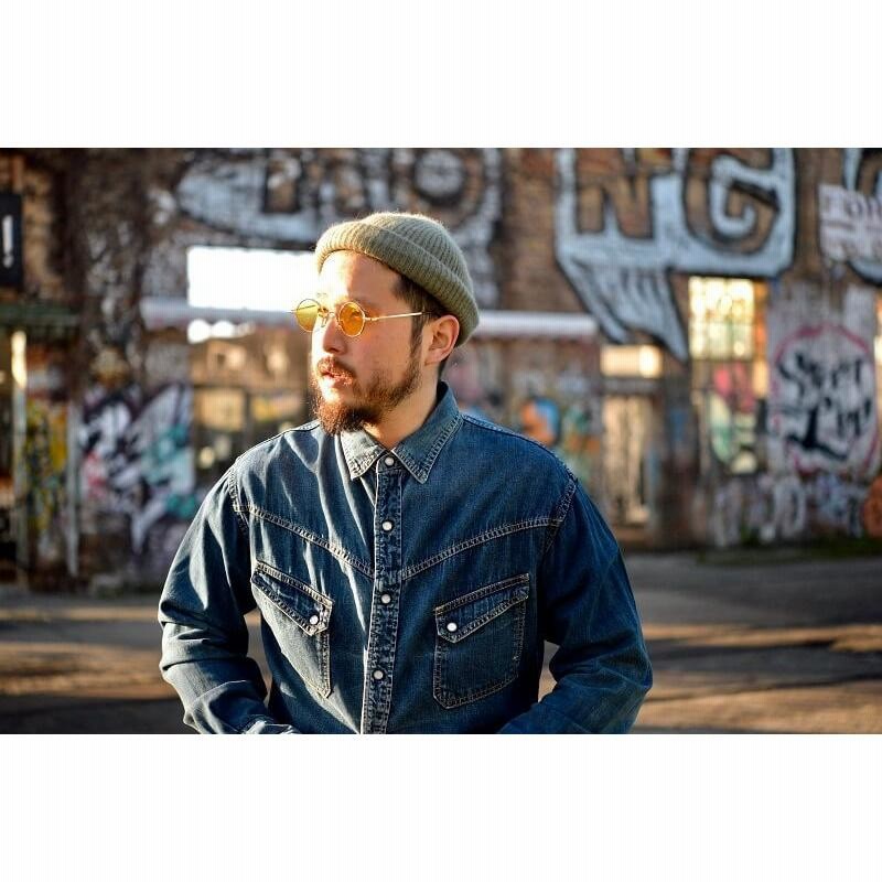 TCB ランチマン シャツ 38 ウォバッシュ デニム ウエスタン ス M L TCB jeans TCBジーンズ TCB RANCHMAN Shirt DENIM ランチマン