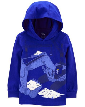 Baby Construction Hooded Jersey Tee