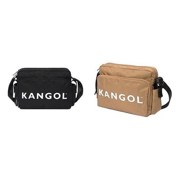 KANGOL 肩背包大容量可A4紙主袋+外袋共三層進口防水尼龍布