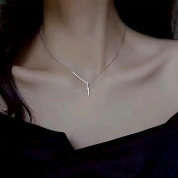 韓系 簡約長鑽 項鍊 項鍊女 長項鍊 項鏈 女生項鍊 项链 鎖骨項鍊 吊墜 銀色 金色 簡約 造型 潮流 F543