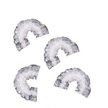 🎀100入20元🎀一次性耳罩 透明輕巧 防水防塵 染髮洗頭 隨用隨丟 乾淨衛生 拋棄式耳套 防水隔離
