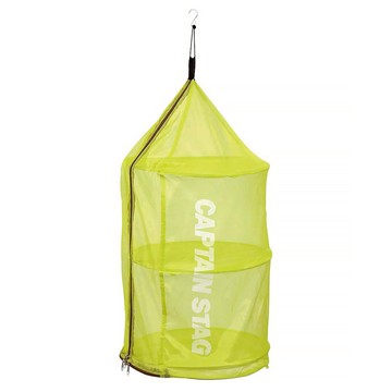 CAPTAIN STAG 鹿牌 吊掛餐廚籃 UM-1904  檸檬黃  1個