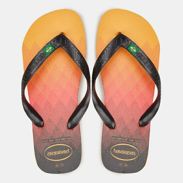 havaianas 哈瓦士 巴西人字拖 男款 Brasil fresh 橙底火焰夾心 涼鞋 拖鞋 夾腳拖 海灘鞋＊夏日微風＊