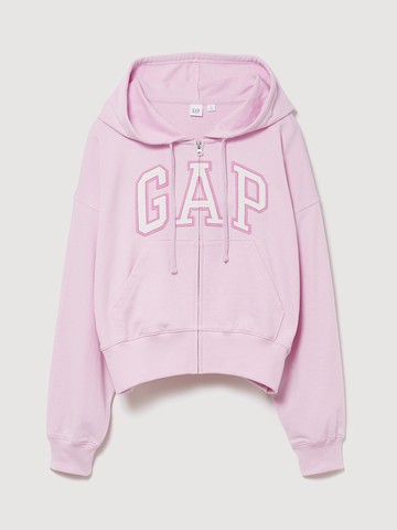 寬版 Gap Logo 法式毛圈布拉鍊連帽衫