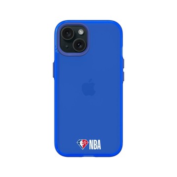 iPhone 15 Clear 激光藍 - NBA - Logo-NBA 75週年 NBA 75th Anniversary Logoman