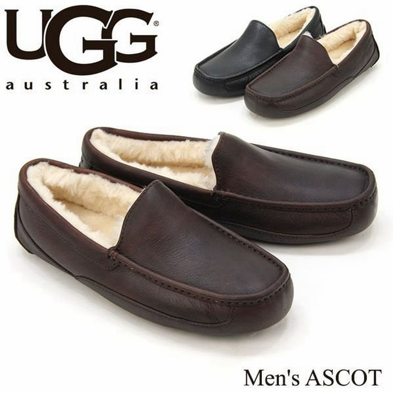 アグ Ugg メンズ アスコット Men S Ascot レザー スリッポン Cc 通販 Lineポイント最大0 5 Get Lineショッピング