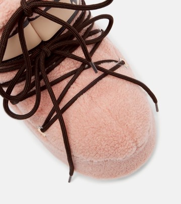 Moon Boot Icon fleece ankle boots