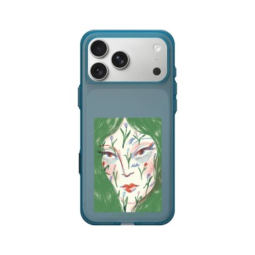 iPhone 17 Pro Max Clear (相機按鈕) 夜幕藍 - Livia Fălcaru - 春日能量