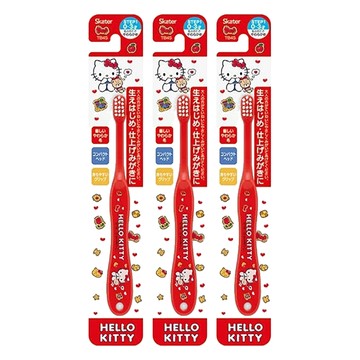 Skater 牙刷 0~3歲  Hello Kitty  3支  1入
