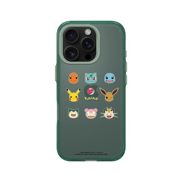 iPhone 16 Pro Clear 憂墨綠 - 寶可夢 Pokemon - Sticker-寶可夢們