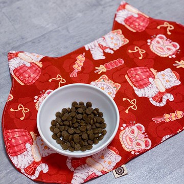 醒獅貓咪 超可愛貓咪餐墊