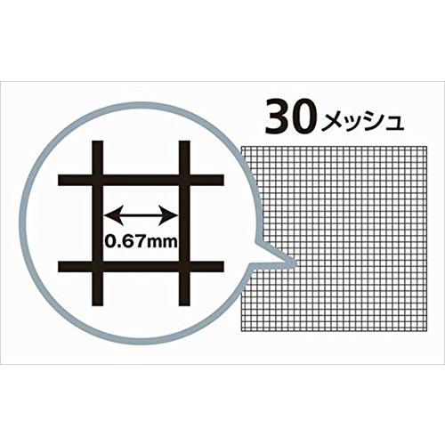 ダイオ化成 防虫網 ダイオネットP 91cmX30m グレイ