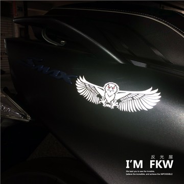 反光屋FKW 老鷹 鷹 獵鷹 鳥 反光貼紙 車貼 機車貼紙 安全帽貼紙 車身貼紙 防水耐曬 簍空無底 精緻細膩
