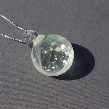 浮光 骨灰琉璃訂製 玻璃項鍊 骨灰 生命紀念