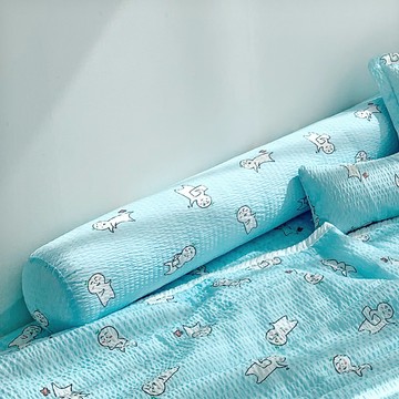 BegoZani Mamung-i 泡泡紗長抱枕  大  天空