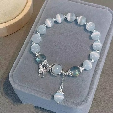 免運💎超值九條裝琉璃手鏈女氣質百搭小衆設計夏季冰涼學生飾品生日禮物韓國手鍊 情人節禮物 手鐲 首飾飾品 手鏈 手環 飾品