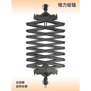 演播室吊臂2.2米恒力鉸鏈 伸縮吊桿 影視燈吊掛設備 天花路軌附件
