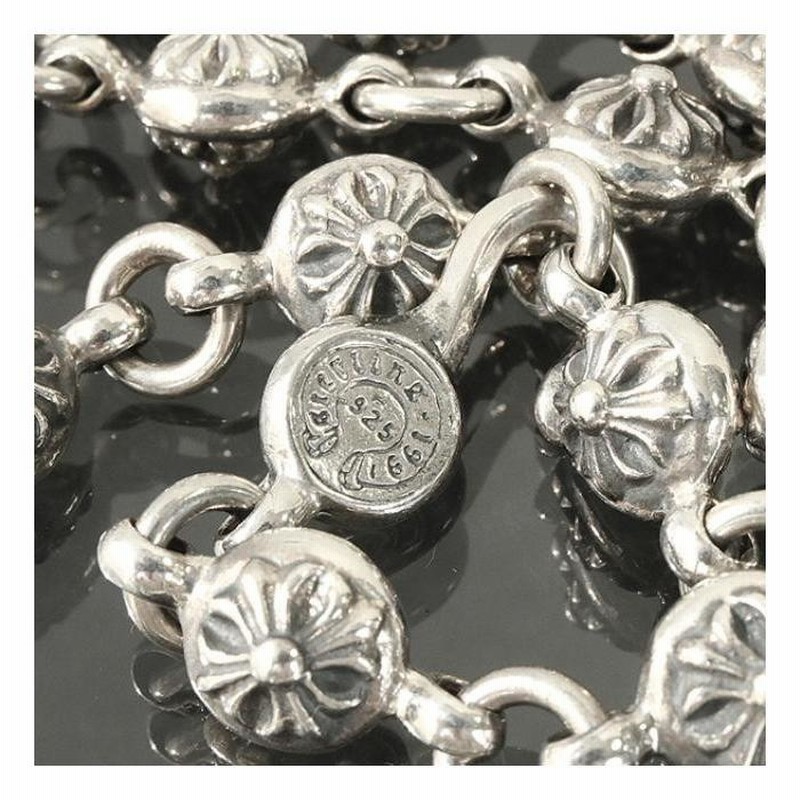 CHROME HEARTS 銀座店 クロムハーツ アフターダイヤ クロスボール スモール CHクロス ネックレス 20インチ シルバー SV925 |  LINEブランドカタログ