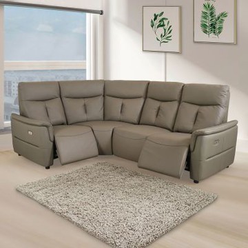 Homelike 喜家居8.3尺轉角L型雙電動沙發(2367)