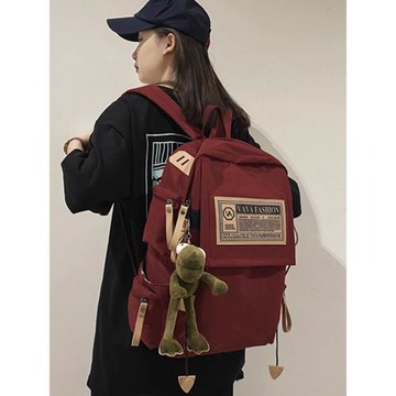 新款時尚雙肩包女書包女大學生高級感電腦包背包男大容量大牌正品