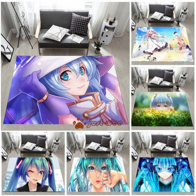 初音ミク ボーカロイド アニメバスマット 大人気 キャラクターグッズ アニメ 売れ筋 プレゼント じゅうたんカーペット 通販 Lineポイント最大get Lineショッピング