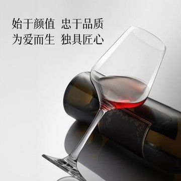 拓璞紅酒杯輕奢高檔水晶玻璃高腳杯波爾多葡萄酒杯子高顏值醒酒器
