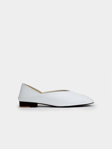 Nika Flat Shoes - White
