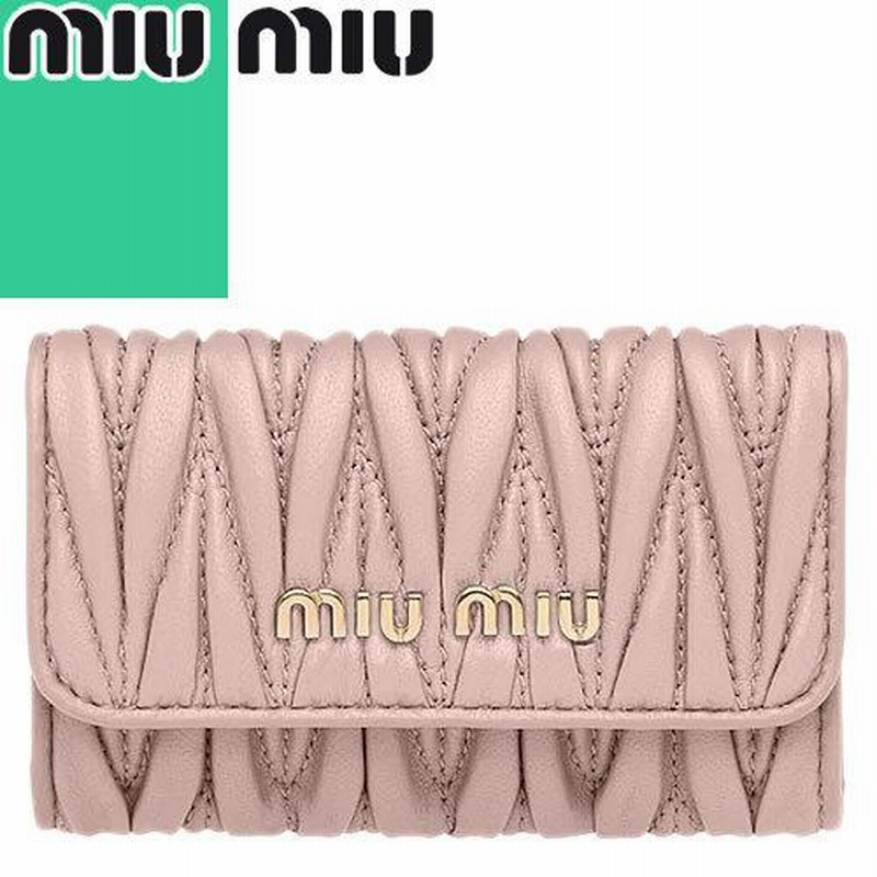 ミュウミュウ MIUMIU キーケース 6連 レディース マテラッセ ...