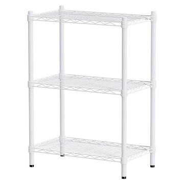 dayneeds 日需百備輕型烤漆三層架 鐵力士架 收納層架 鞋架 展示架 層架 鐵架  白色  1組