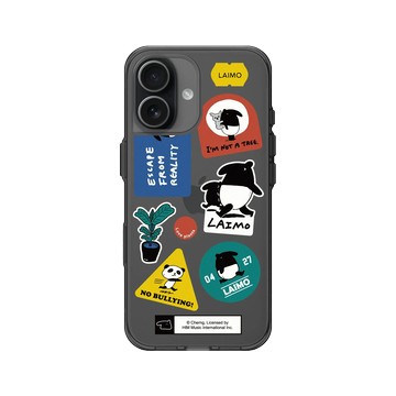 iPhone 17 Clear (相機按鈕) 酷墨灰 - 馬來貘 Laimo - LAIMO到處貼