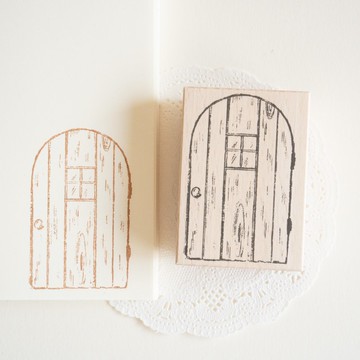 橡皮章 - 鄉村木門