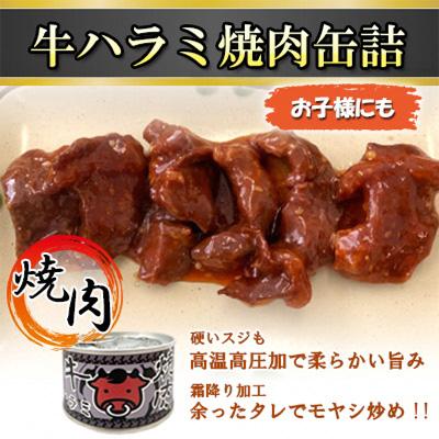 ふるさと納税 富田林市 牛ハラミ焼肉缶詰　16缶