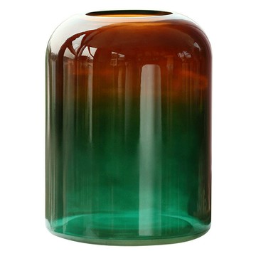 玻璃花瓶客廳擺件創意插花瓶現代個性漸變花瓶干花瓶水培綠植瓶子