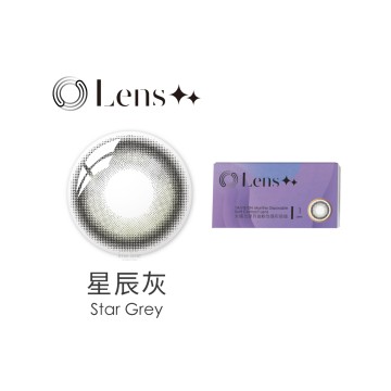 LENS++永暘光學彩色月拋1片裝-星辰灰 M3