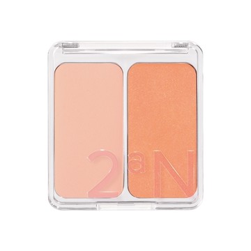 2aN摩登雙色腮紅#12橘子汽水 4.4g + 3g