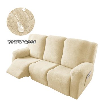 防水大樹葉芝華士3人位躺椅沙發套全包按摩躺椅沙發套防貓抓通用
