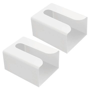 小麥購物 無痕衛生紙置物盒 L2448  白色  2個