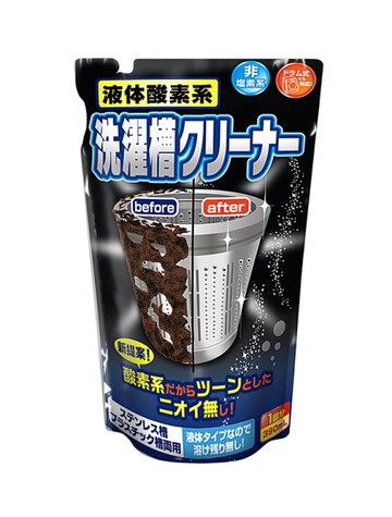 asdfkitty*日本製 火箭 Rocket 液體酸素系洗衣槽清潔劑-390ML-正版商品