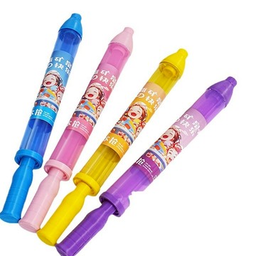 兒童水槍 仙女散花 煙花水槍 顏色隨機 寶特瓶水煙火 抽拉式 噴水 玩具水槍 手動式 吸水槍 打水戰 戲水 玩具 漂流水