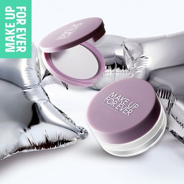 雙11限時1+1💜完美底妝不打烊【MAKE UP FOR EVER】薰衣草紫光圈蜜粉餅 2g ＋ 控油蜜粉 4g 生日禮物 完美底妝不打烊