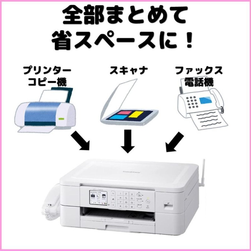 日本製 MFC-J739DN ブラザー ファックス付き電話機 FAX 見るだけ受信