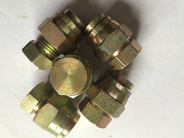 挖掘機破碎錘截止閥球閥炮頭悶頭油管路堵錘管內外堵頭68錘配件