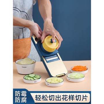 家用土豆絲切絲器不銹鋼多功能廚房大蒜蘿卜切菜切片機擦刨絲神器