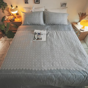 anna home 棉床本舖 100%天絲60支 台灣製 鋪棉兩用被  歲月靜好  雙人(210 x 180cm)