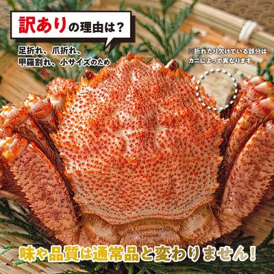 ふるさと納税 新ひだか町 訳あり北海道産浜ゆで毛ガニ 約2kg