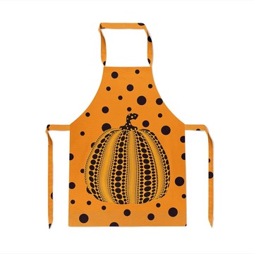 公司貨 免運 可開票 藝術家日本草間彌生設計 波點南瓜圍裙女家用廚房可水洗無袖