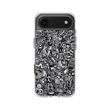 iPhone Air Clear Case（相機按鈕） 透明 - Ted Leonid Melendres - Disruption 阻斷