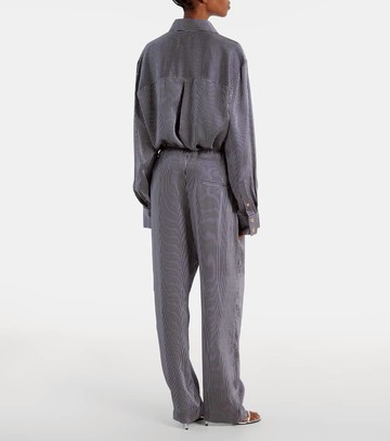 Khaite Trenton striped straight pants